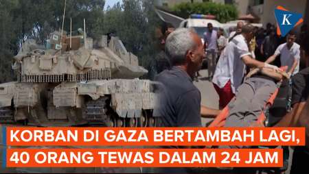 Serangan Israel Terus Berlanjut, 40 Warga di Gaza Tewas dalam 24 Jam Terakhir