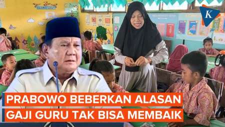 Prabowo Ungkap Alasan Gaji Guru Di Indonesia Tak Bisa Membaik