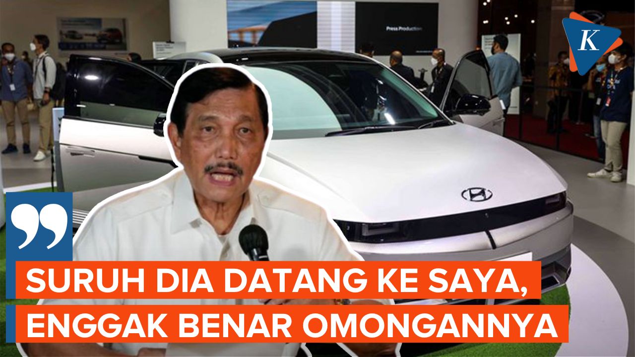 Luhut Jawab Kritikan Anies Terkait Program Subsidi Mobil Listrik