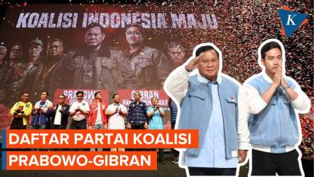 Prabowo-Gibran Jadi Presiden-Wapres Terpilih, Ini Daftar Partai Koalisinya