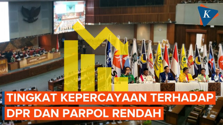 Survei Indikator: Tingkat Kepercayaan Publik Terhadap DPR Stabil, Stabilnya Rendah...