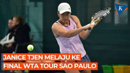 Cetak Sejarah! Petenis Indonesia Janice Tjen Melaju ke Final WTA Tour Sao Paulo 2025