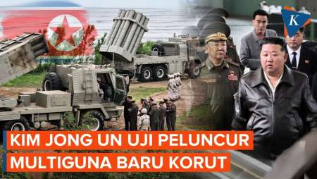 Korut Uji Peluncur Rudal Multiguna, Kim Jong Un Awasi Langsung