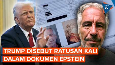 Donald Trump Disebut Ratusan Kali dalam Dokumen Epstein