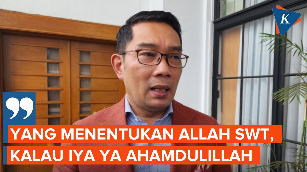Tanggapan Ridwan Kamil saat Disebut Jadi Penentu Kemenangan Pilpres 2024