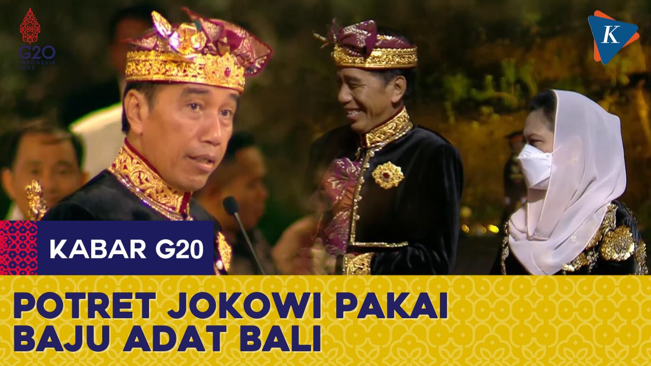 Penampilan Jokowi Saat Jamuan Makan Malam G20