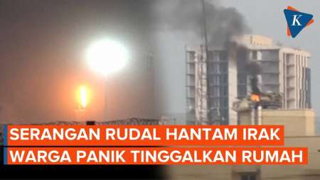 Serangan Rudal Gempur Irak, Warga Sebut Hantam Warga Sipil