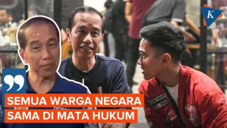 Ditanya soal Dugaan Gratifikasi Kaesang, Jokowi: Semua Sama di Mata Hukum