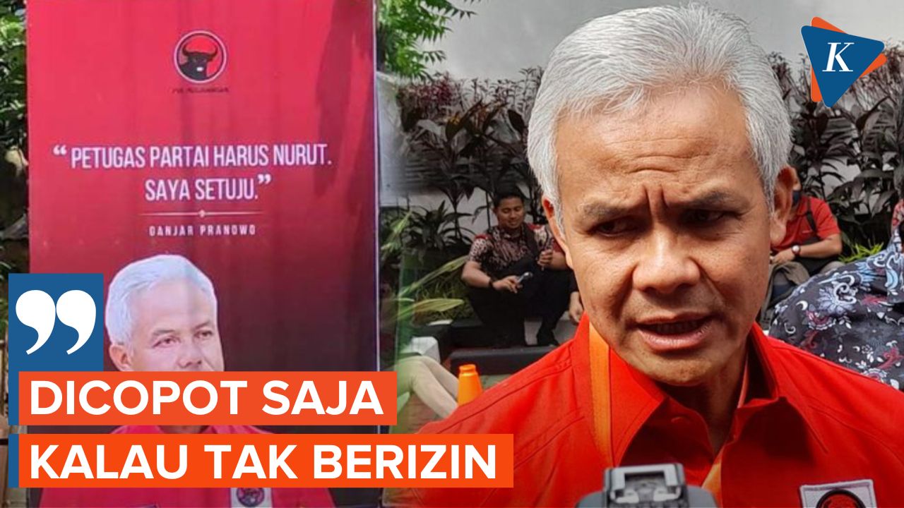 Ganjar Angkat Bicara Terkait Baliho Ganjar Nurut Muncul di Semarang