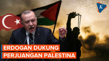 Presiden Erodgan Janji Turkiye akan Terus Dukung Palestina