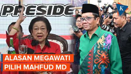 Mahfud Jadi Pendamping Ganjar, Megawati: Sosok Intelektual yang Mumpuni