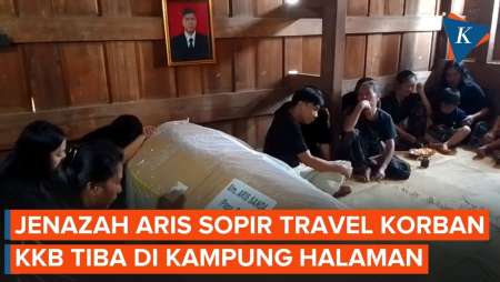Jenazah Aris Sanda Sopir Korban KKB Tiba Di Toraja Utara, Tangis Keluarga Pecah