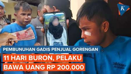 Terungkap! Pelaku Berbekal Rp 200.000 untuk Kabur Usai Bunuh Gadis Penjual Gorengan