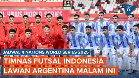 Jadwal Siaran Langsung Timnas Futsal Indonesia Vs Argentina, Malam Ini!