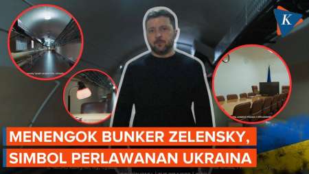 Melihat Isi Bunker Zelensky, Lorong Bawah Tanah Simbol Perlawanan Ukraina