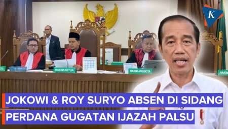 Roy Suryo Cs dan Jokowi Tak Hadir, Sidang Perdana Gugatan Isu Ijazah Palsu Ditunda