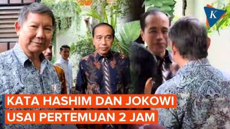 [FULL] Keterangan Hashim dan Jokowi Usai Gelar Pertemuan hingga 2 Jam