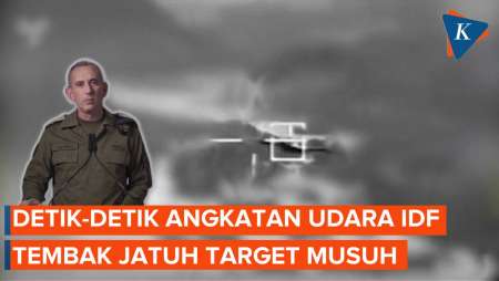 Saat Angkatan Udara Israel Kunci dan Tembak Jatuh Target Musuh di Atas Laut Merah