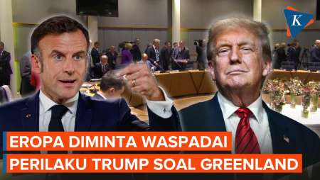 Macron Minta Eropa Waspadai Perilaku Trump Soal Greenland