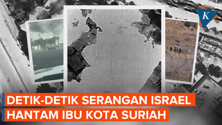 IDF Rilis Video Detik-detik Serangan Israel ke Damaskus Suriah