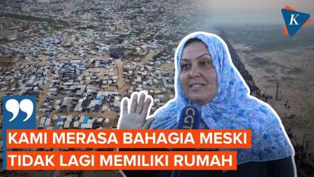 Warga Palestina Kembali ke Gaza Utara, Bahagia Meski Tak Lagi Punya Rumah