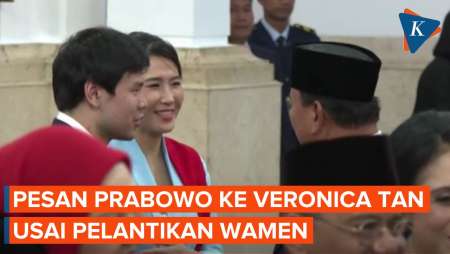 Isi Pembicaraan Veronica Tan dengan Prabowo Usai Dilantik Jadi Wamen PPPA