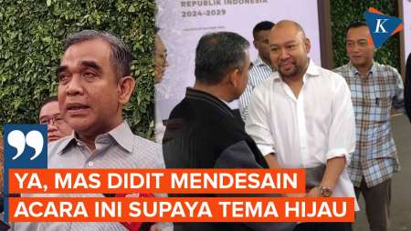 Prabowo-Gibran Resmi Dilantik, Ruang Pelantikan Didesain Didit Prabowo