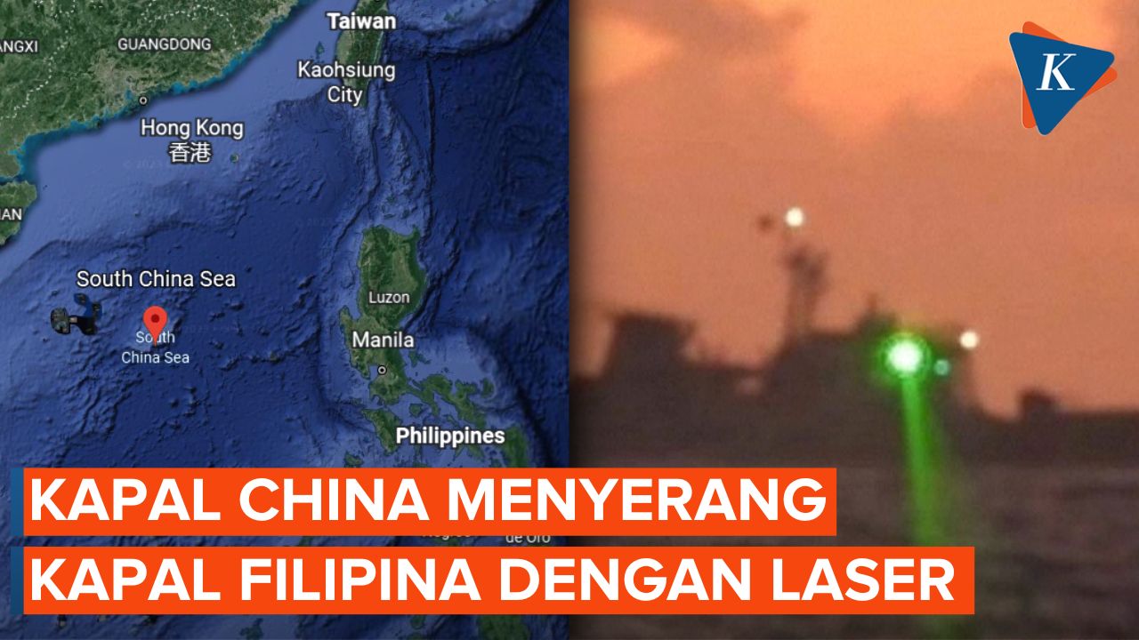 Filipina Klaim Kapal China Menyerang Kapal Filipina dengan Sinar Laser yang Membahayakan