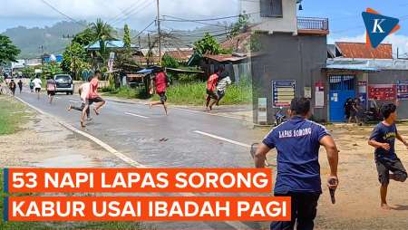 53 Napi Kabur dari Lapas Sorong, Pj Gubernur Papua Barat…