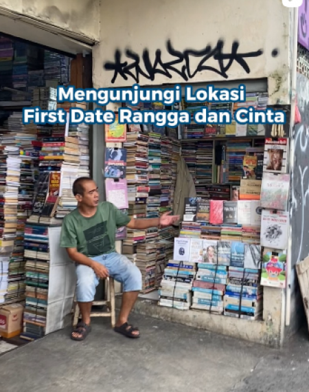 Tempat First Date Rangga dan Cinta