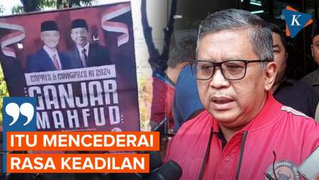 Soal Baliho Ganjar-Mahfud Diturunkan, Hasto: Itu Mencederai Rasa Keadilan