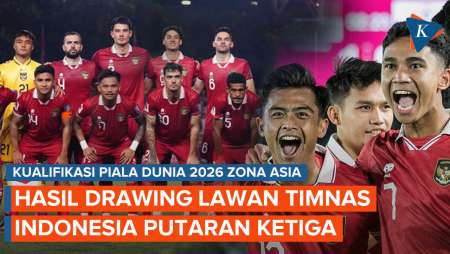 Hasil Drawing Putaran Ketiga Kualifikasi Piala Dunia 2026 Zona Asia, Indonesia Bertemu China