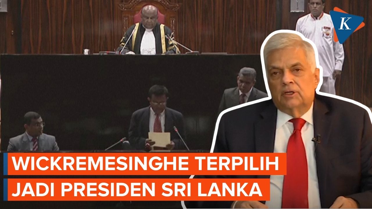 Ranil Wickremesinghe Terpilih Sebagai Presiden Sri Lanka