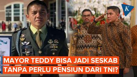 Mayor Teddy Jadi Seskab Prabowo, Sufmi Dasco: Tak Perlu Pensiun dari Militer