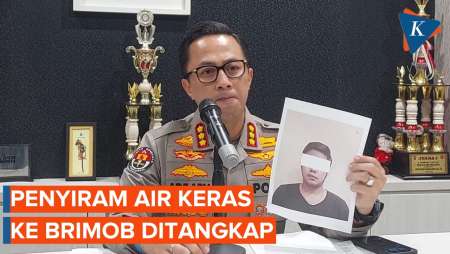 Polisi Tangkap Penyiram Air Keras ke Anggota Brimob yang Bubarkan Tawuran di Jaktim