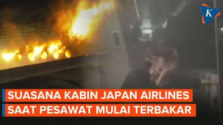 Rentetan Momen dalam Kabin Japan Airlines saat Kobaran Api Melalap Pesawat