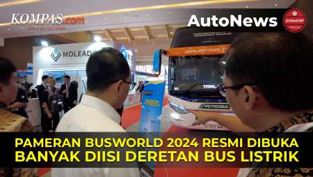 Busworld 2024 Resmi Dibuka, Banyak Bus Listrik Dipamerkan