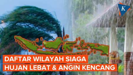 BMKG Peringatkan Potensi Hujan Lebat dan Angin Kencang 18–25 Juli 2025, Ini Wilayah Terdampak
