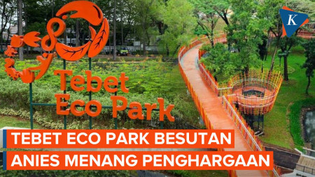 Tebet Eco Park Karya Anies Raih Penghargaan President Award Singapore 2023