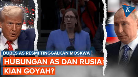 Dubes AS Resmi Cabut dari Moskwa, Bagaimana Hubungan Trump dan Putin?
