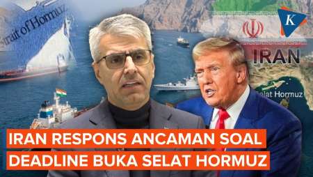 Iran Balas Ancaman Trump Soal Deadline Buka Selat Hormuz