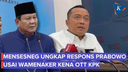 Prabowo Sayangkan Wamenaker Kena OTT KPK, padahal Sudah Peringatkan Kabinet Jangan Korupsi