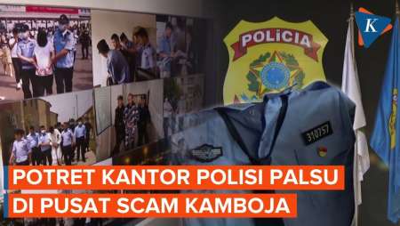 Markas Polisi Palsu Di Perbatasan Kamboja, Ada Baju Polri Hingga Polisi Brasil