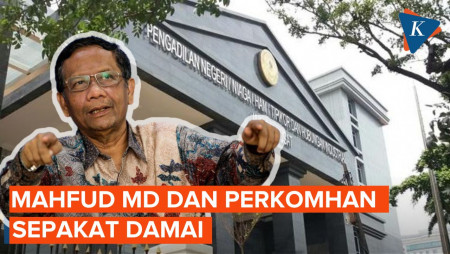 Dulu Saling Gugat, Mahfud MD dan Perkomhan Sepakat Damai soal Gugatan Rp 1 Miliar