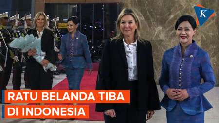 Ratu Belanda Tiba Di Indonesia, Bakal Temui Prabowo