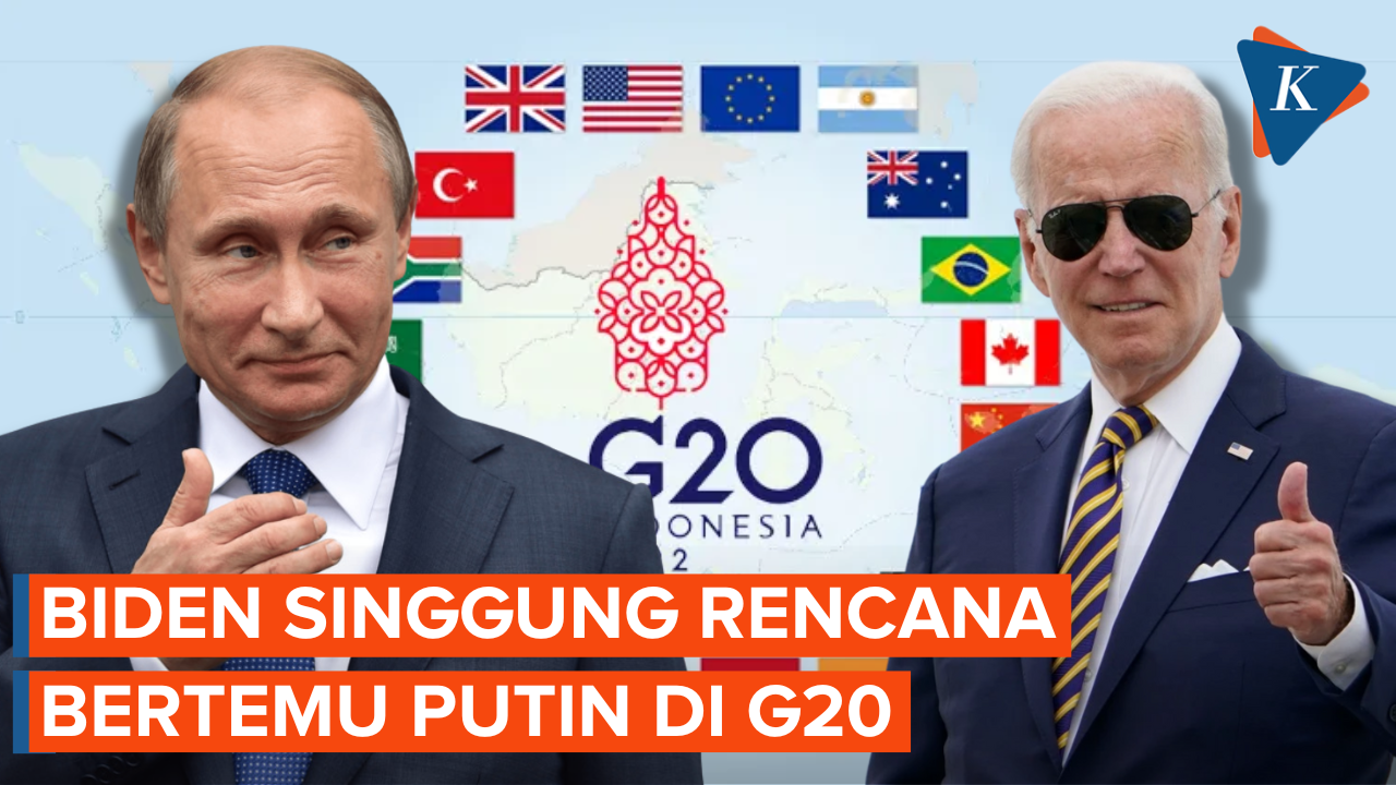 Rencana Biden Temui Putin di Pertemuan KTT G20 di Bali
