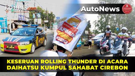 Konvoi Ratusan Motor Buka Acara Daihatsu Kumpul Sahabat Cirebon