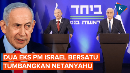 Bertekad Gulingkan Netanyahu di Pemilu, Dua Eks-PM Israel Bersatu
