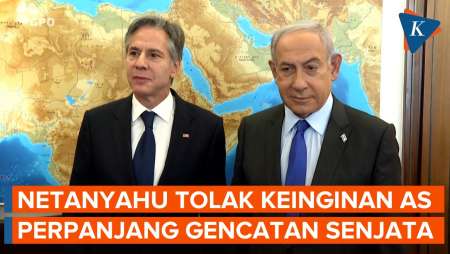Blinken ke Israel, Niat AS Ditolak Mentah-mentah Netanyahu