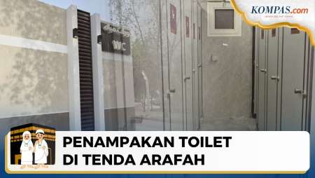 Penampakan Toilet Yang Akan Digunakan Jemaah Haji Indonesia Saat Di Arafah